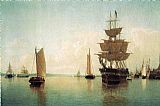 William Bradford Famous Paintings - East River Off Lower Manhattan